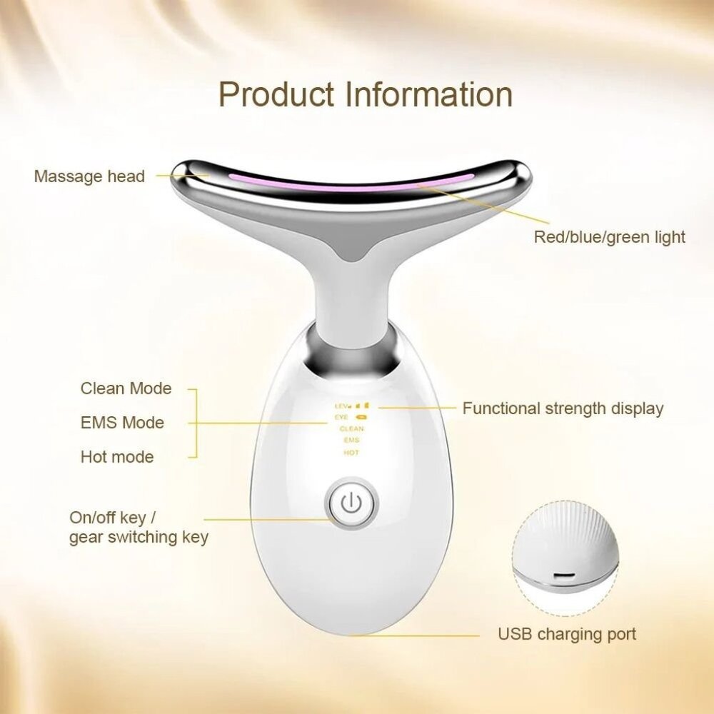 EMS Neck & Face Lifting Massager - Picture 3 of 6